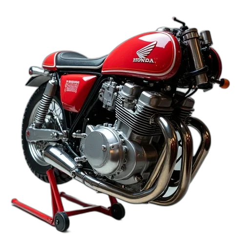 photorealistic, 3d render, motor, honda transparent PNG cut-out