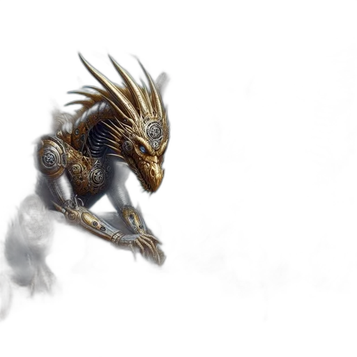 dragon, creature, animal, weapon transparent PNG cut-out