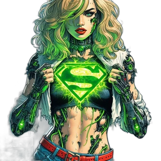 comic book art, concept art, fantasy art, cartoon transparent PNG cut-out