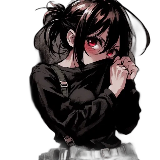 jacket, staff, face, weapon transparent PNG cut-out