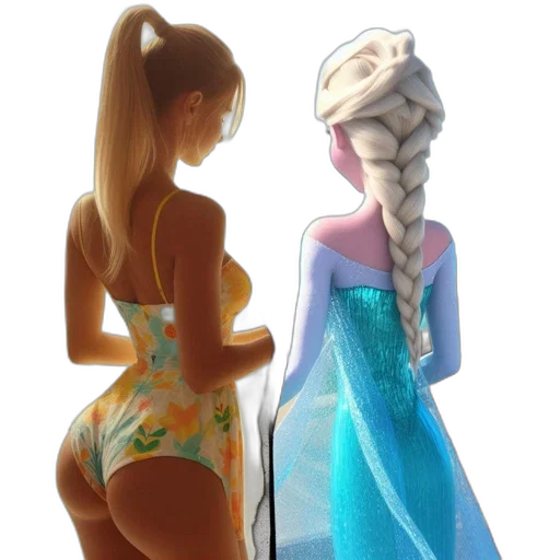 dress, 3d render, concept art, cartoon transparent PNG cut-out