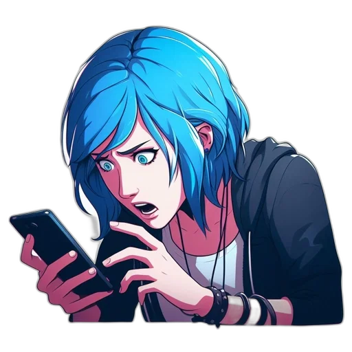 face, staff, weapon, cyberpunk transparent PNG cut-out