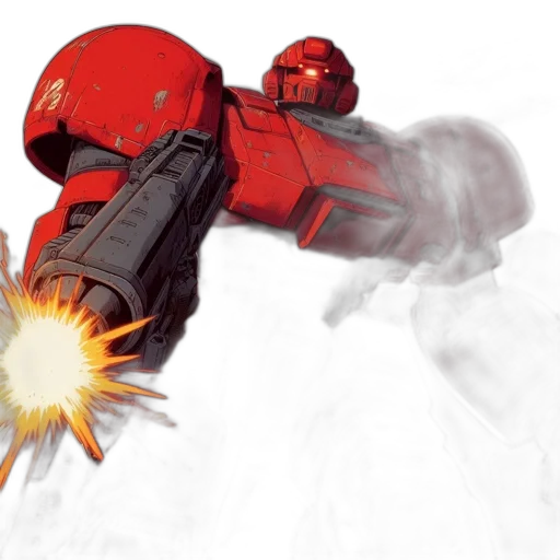 weapon, robot, concept art, comic book art transparent PNG cut-out
