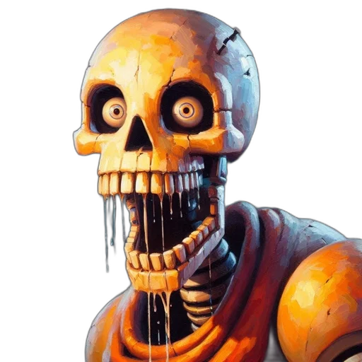 robot, face, mask, creature transparent PNG cut-out