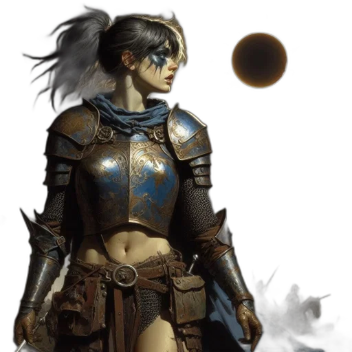sword, fantasy art, concept art, comic book art transparent PNG cut-out