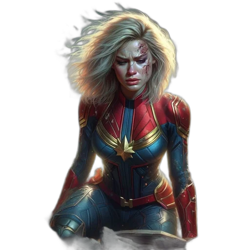 comic book art, concept art, fantasy art, photorealistic transparent PNG cut-out