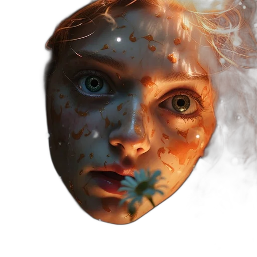 face, mask, creature, robot transparent PNG cut-out
