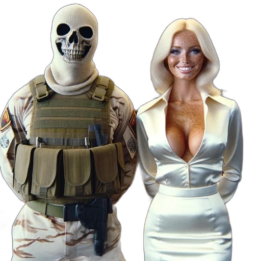 dress, weapon, robot, jacket transparent PNG cut-out