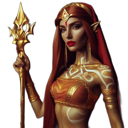jewelry, staff, fantasy art, concept art transparent PNG cut-out