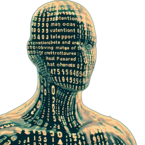 robot, cyberpunk, stylized, human transparent PNG cut-out