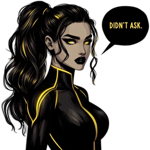 comic book art, cartoon, concept art, cyberpunk transparent PNG cut-out