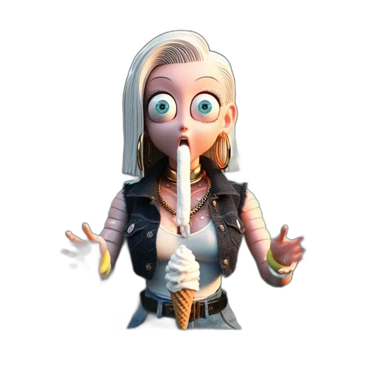 face, staff, weapon, jacket transparent PNG cut-out