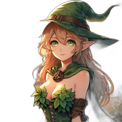 hat, dragon, staff, dress transparent PNG cut-out