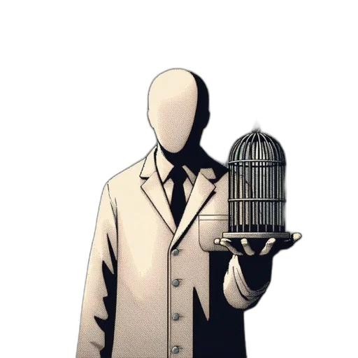 jacket, mask, hat, robot transparent PNG cut-out