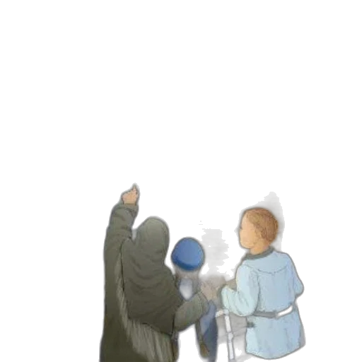 umbrella, staff, jacket, robot transparent PNG cut-out