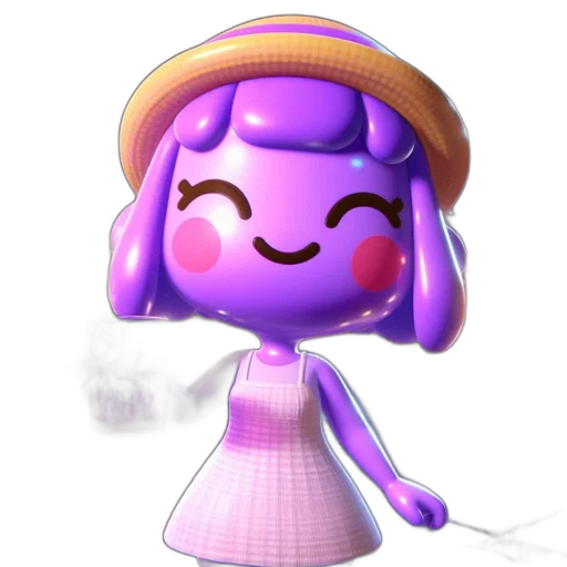 hat, dress, staff, robot transparent PNG cut-out