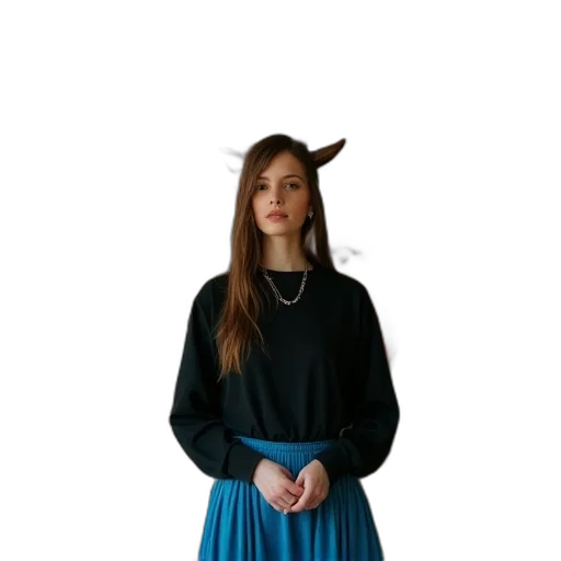 staff, dress, hat, jacket transparent PNG cut-out