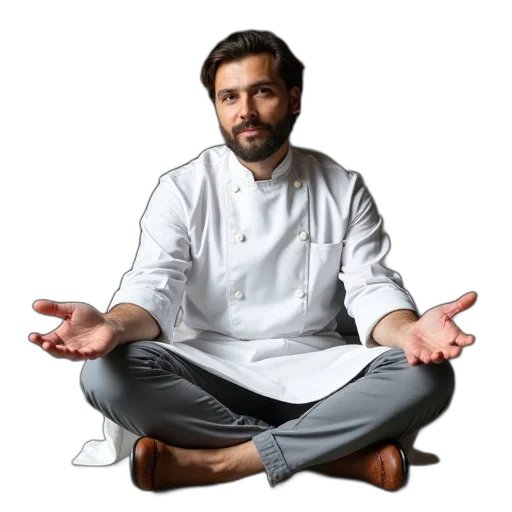 staff, food, chef, white transparent PNG cut-out