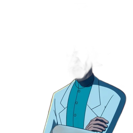 mask, jacket, staff, robot transparent PNG cut-out