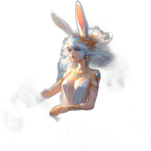 staff, dress, creature, mask transparent PNG cut-out