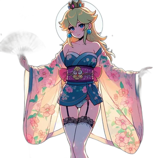 dress, staff, umbrella, crown transparent PNG cut-out