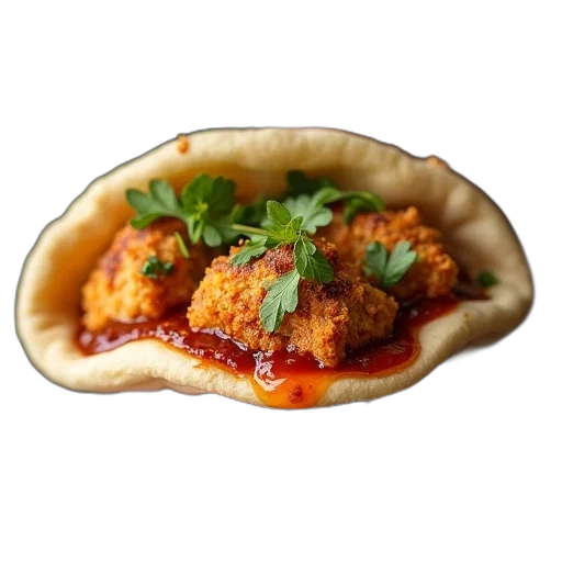 food, hand, holding, pita transparent PNG cut-out