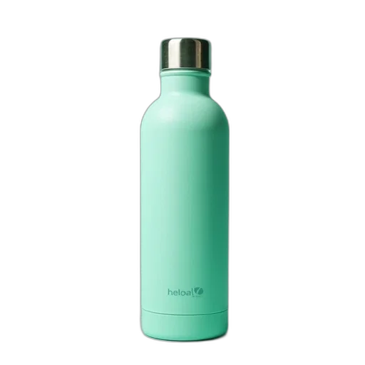 bottle, green, pastel, blue transparent PNG cut-out