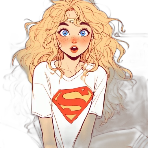 comic book art, cartoon, anime, concept art transparent PNG cut-out