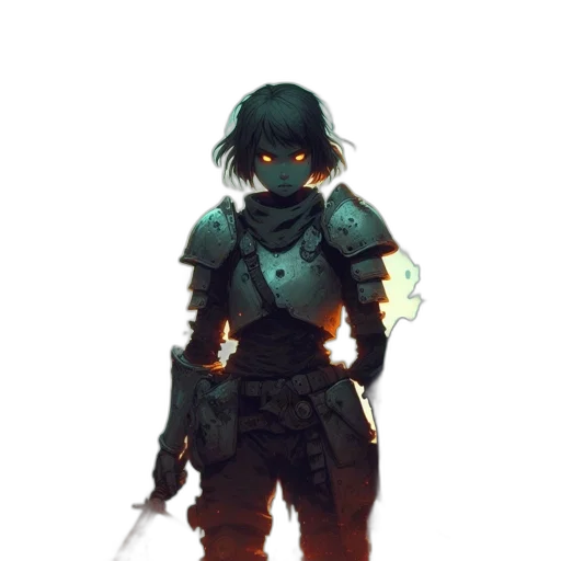 sword, weapon, staff, robot transparent PNG cut-out