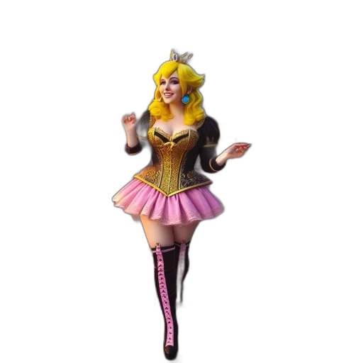 dress, 3d render, concept art, fantasy art transparent PNG cut-out