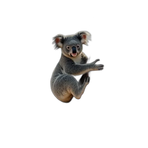 animal, creature, staff, 3d render transparent PNG cut-out