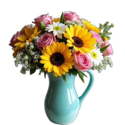 flower, crown, photorealistic, pastel transparent PNG cut-out