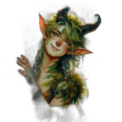 dragon, creature, mask, staff transparent PNG cut-out