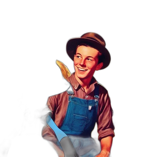 staff, hat, food, weapon transparent PNG cut-out