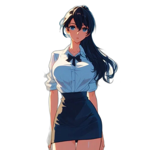 dress, staff, sword, weapon transparent PNG cut-out
