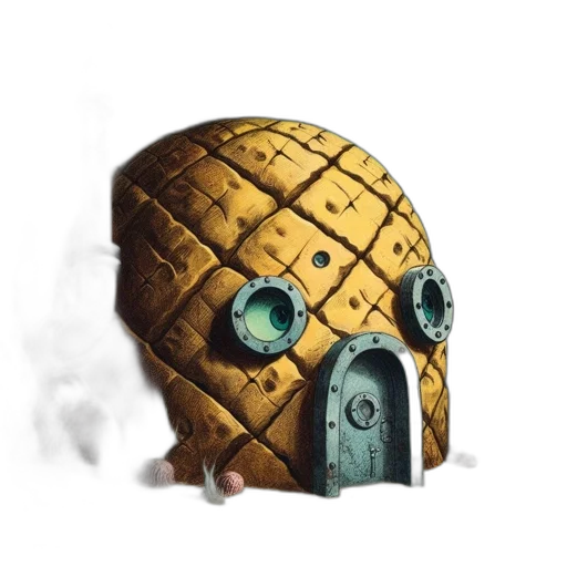 mask, robot, face, creature transparent PNG cut-out
