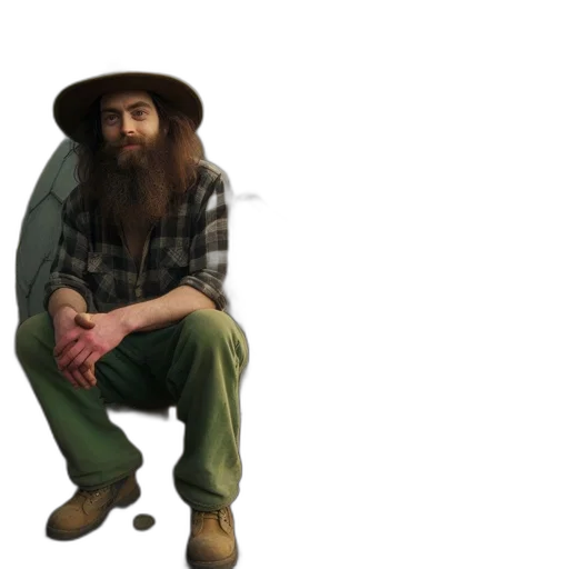 hat, hair, creature, concept art transparent PNG cut-out