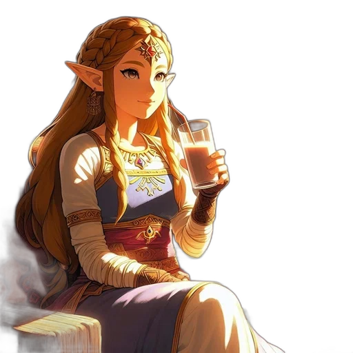 dress, dragon, crown, face transparent PNG cut-out