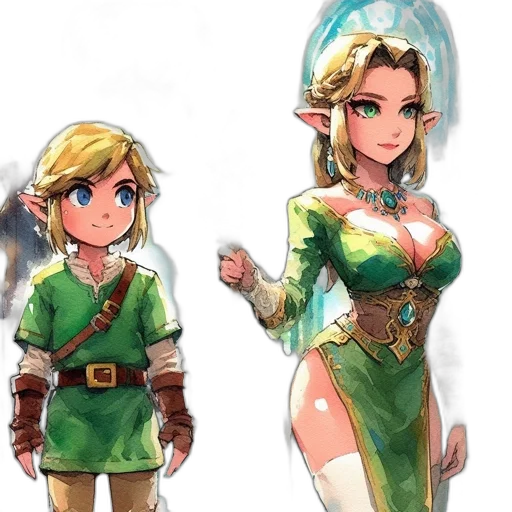dress, crown, concept art, pixel art transparent PNG cut-out