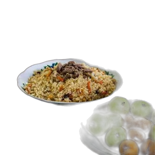 food, 3d render, vibrant, table transparent PNG cut-out