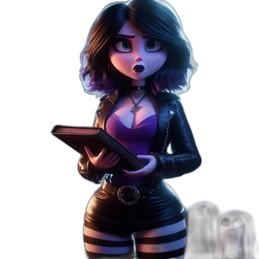 dress, robot, comic book art, concept art transparent PNG cut-out