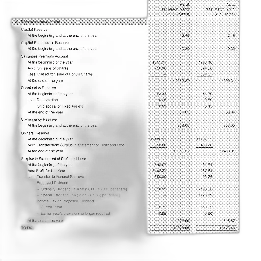 image, financial, report, showing transparent PNG cut-out