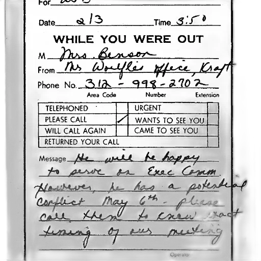 message, mrs, benson, office transparent PNG cut-out