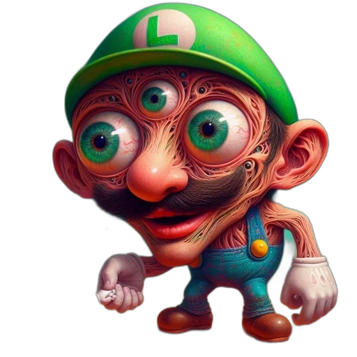 face, mask, creature, hat transparent PNG cut-out