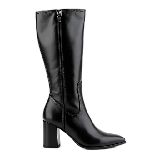 shoes, pair, black, leather transparent PNG cut-out