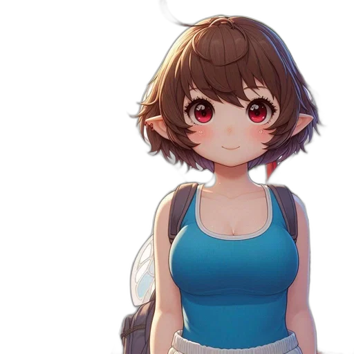 dress, face, weapon, staff transparent PNG cut-out