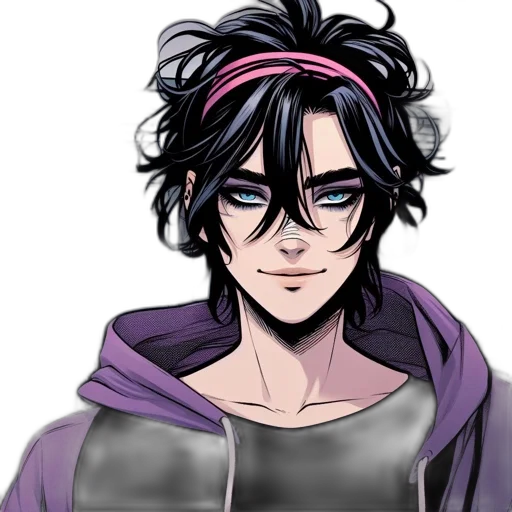 face, jacket, cartoon, anime transparent PNG cut-out