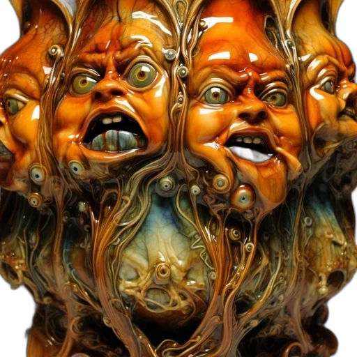 mask, face, creature, crown transparent PNG cut-out