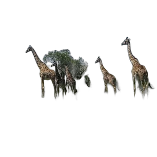 animal, creature, tree, umbrella transparent PNG cut-out