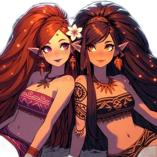 fantasy art, concept art, pixel art, anime transparent PNG cut-out